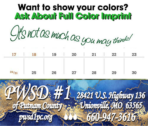 Inquire about full color imprint option