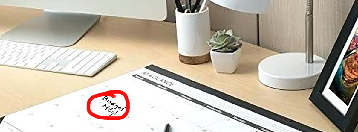 Upright desk calendars