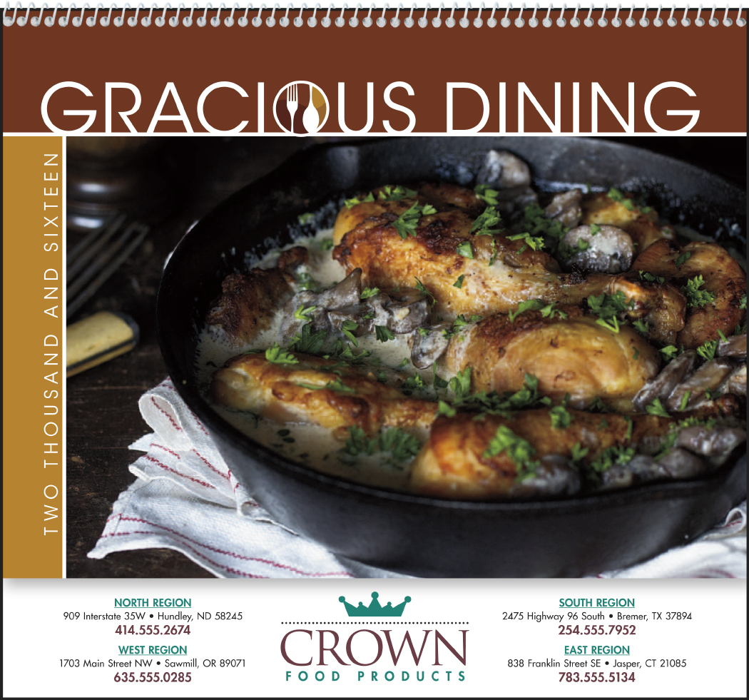 recipes wall calendars