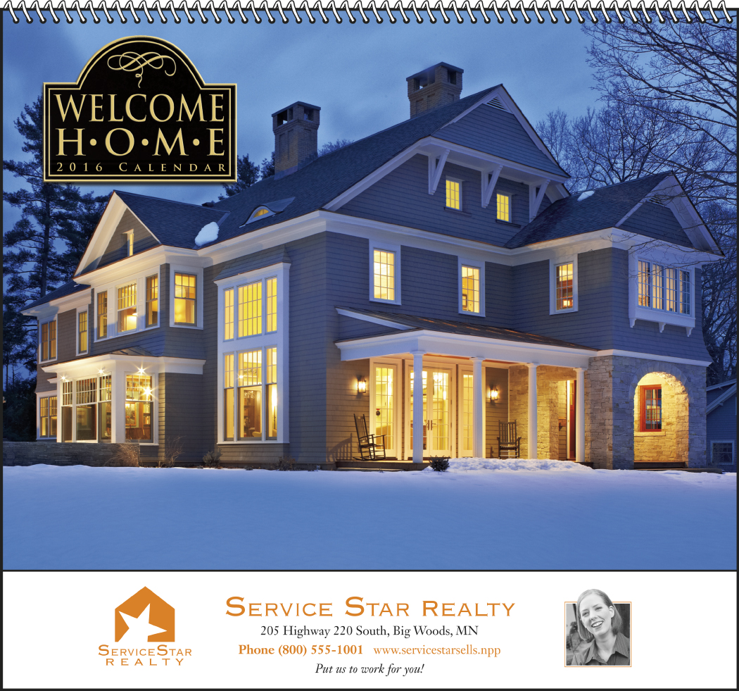 homes wall calendars