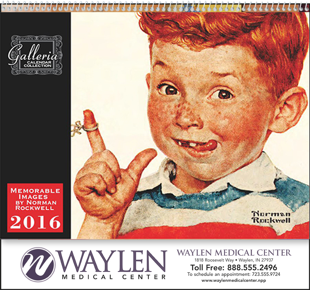 norman rockwell wall calendars
