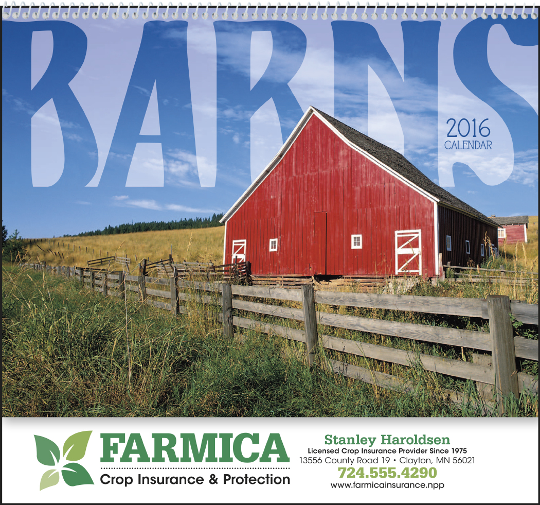 rural living wall calendars